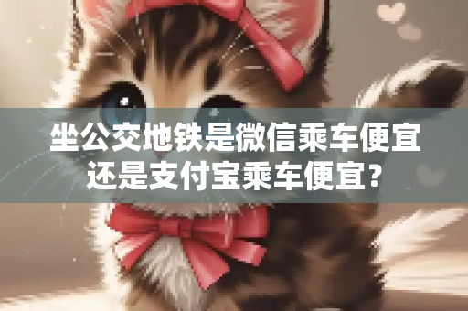 坐公交地铁是微信乘车便宜还是支付宝乘车便宜？