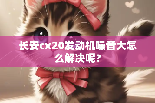长安cx20发动机噪音大怎么解决呢？