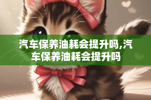 汽车保养油耗会提升吗,汽车保养油耗会提升吗