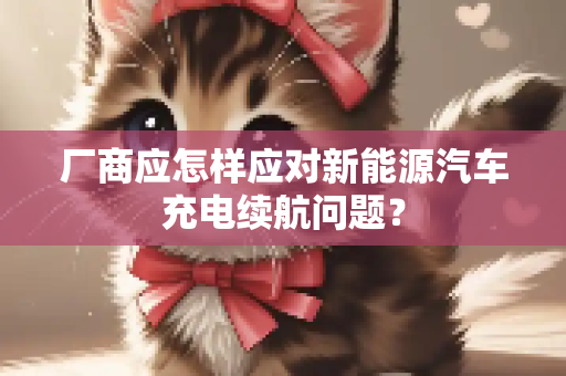 厂商应怎样应对新能源汽车充电续航问题？