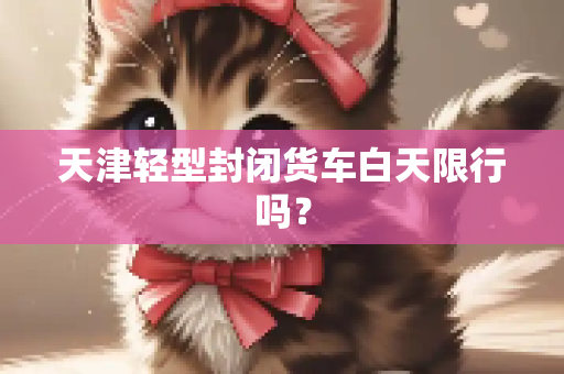 天津轻型封闭货车白天限行吗？