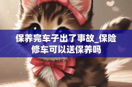保养完车子出了事故_保险修车可以送保养吗