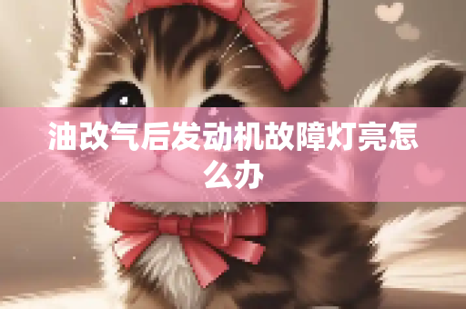 油改气后发动机故障灯亮怎么办