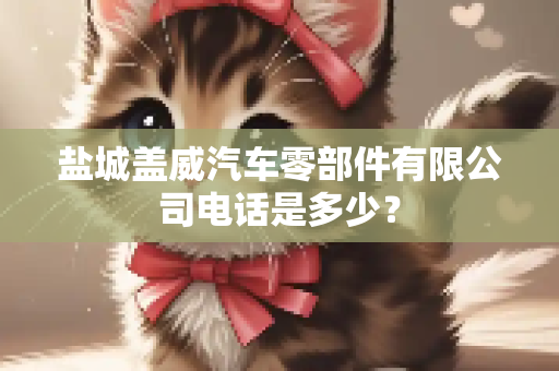 盐城盖威汽车零部件有限公司电话是多少？