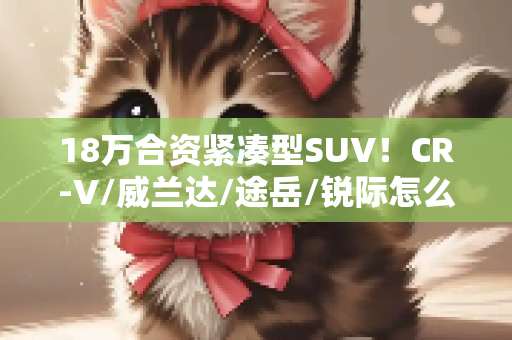 18万合资紧凑型SUV！CR-V/威兰达/途岳/锐际怎么选