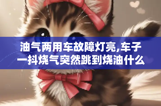 油气两用车故障灯亮,车子一抖烧气突然跳到烧油什么原因？
