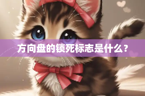 方向盘的锁死标志是什么？