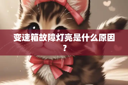 变速箱故障灯亮是什么原因？