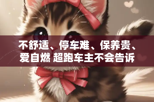 不舒适、停车难、保养贵、爱自燃 超跑车主不会告诉你的10件事