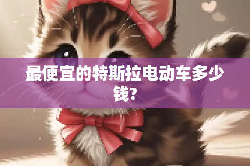 最便宜的特斯拉电动车多少钱?
