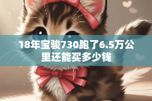 18年宝骏730跑了6.5万公里还能买多少钱