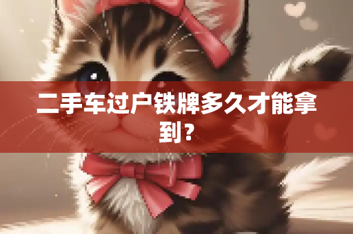 二手车过户铁牌多久才能拿到？