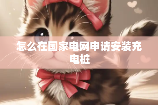怎么在国家电网申请安装充电桩