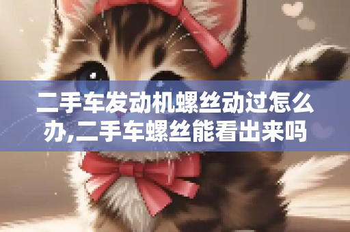 二手车发动机螺丝动过怎么办,二手车螺丝能看出来吗吗