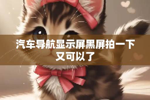 汽车导航显示屏黑屏拍一下又可以了