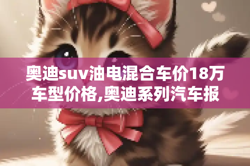 奥迪suv油电混合车价18万车型价格,奥迪系列汽车报价