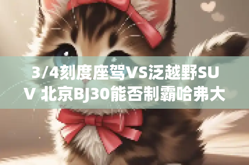 3/4刻度座驾VS泛越野SUV 北京BJ30能否制霸哈弗大狗?