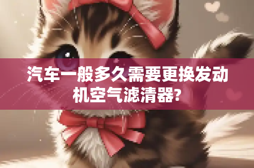 汽车一般多久需要更换发动机空气滤清器?