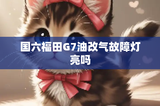 国六福田G7油改气故障灯亮吗