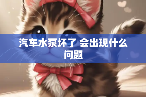 汽车水泵坏了 会出现什么问题