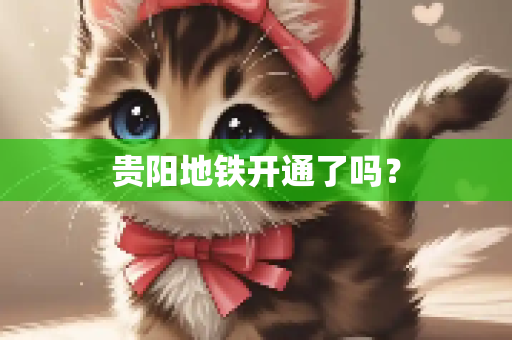 贵阳地铁开通了吗？
