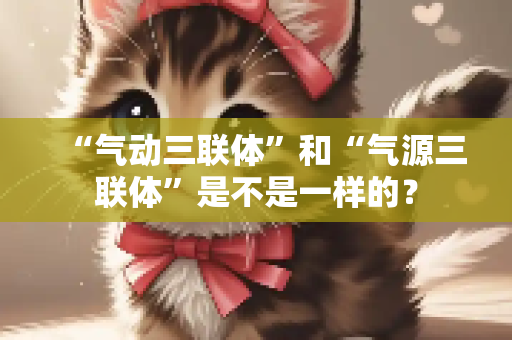 “气动三联体”和“气源三联体”是不是一样的？