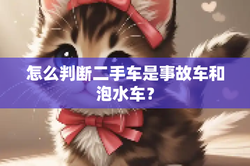 怎么判断二手车是事故车和泡水车？