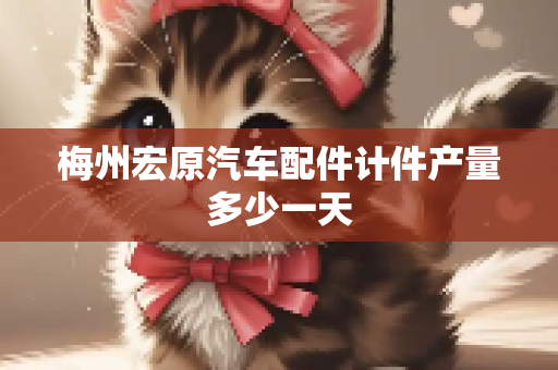 梅州宏原汽车配件计件产量多少一天