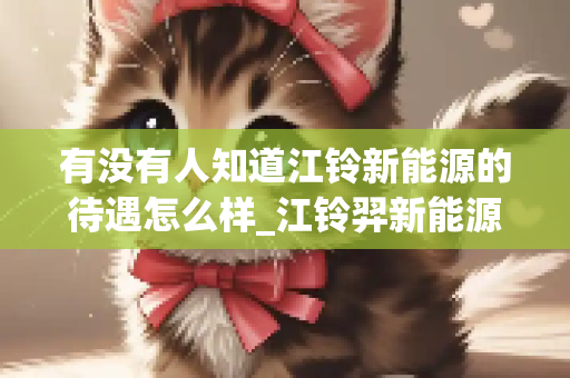 有没有人知道江铃新能源的待遇怎么样_江铃羿新能源介绍