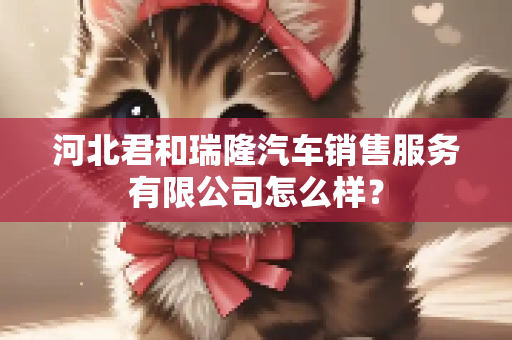河北君和瑞隆汽车销售服务有限公司怎么样？