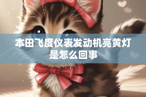 本田飞度仪表发动机亮黄灯是怎么回事
